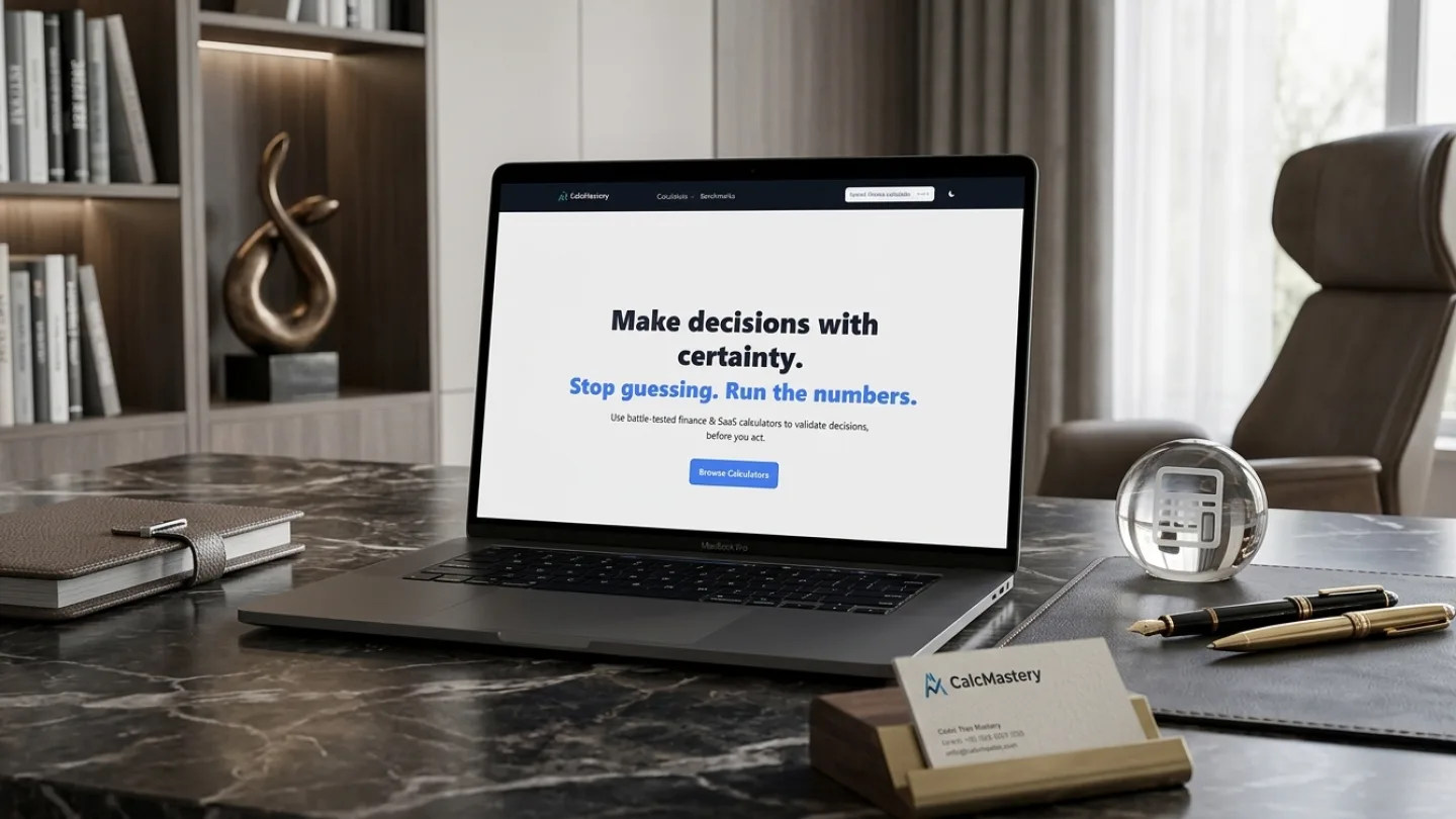 CalcMastery project website preview