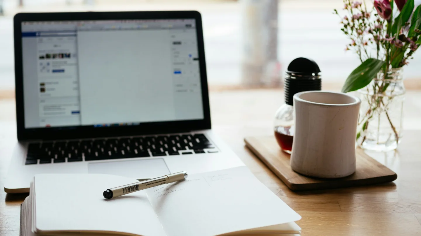 Online learning workspace visual placeholder